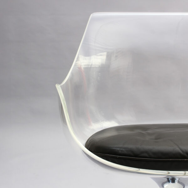 11 Fine 1960s Lucite ‘Champagne’ Chairs by Estelle & Erwin Laverne - Image 9