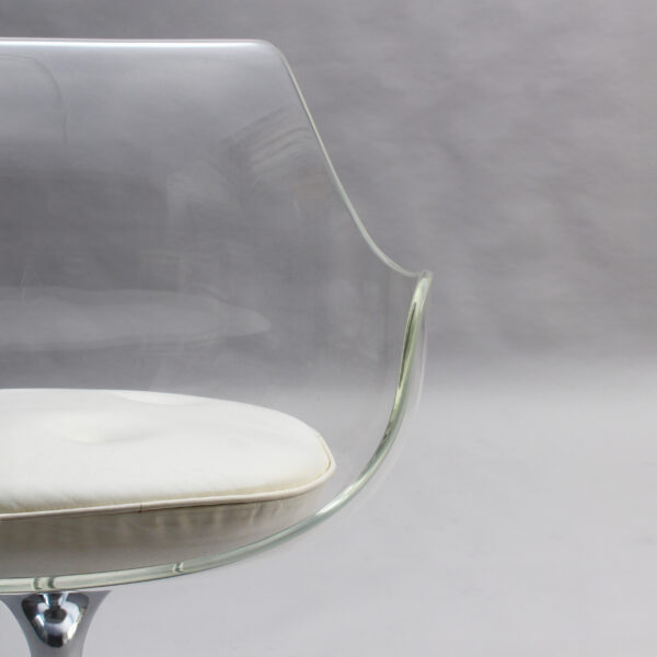 11 Fine 1960s Lucite ‘Champagne’ Chairs by Estelle & Erwin Laverne - Image 8