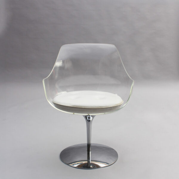 11 Fine 1960s Lucite ‘Champagne’ Chairs by Estelle & Erwin Laverne - Image 4