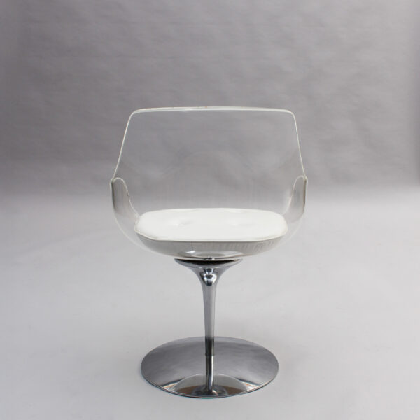 11 Fine 1960s Lucite ‘Champagne’ Chairs by Estelle & Erwin Laverne - Image 7