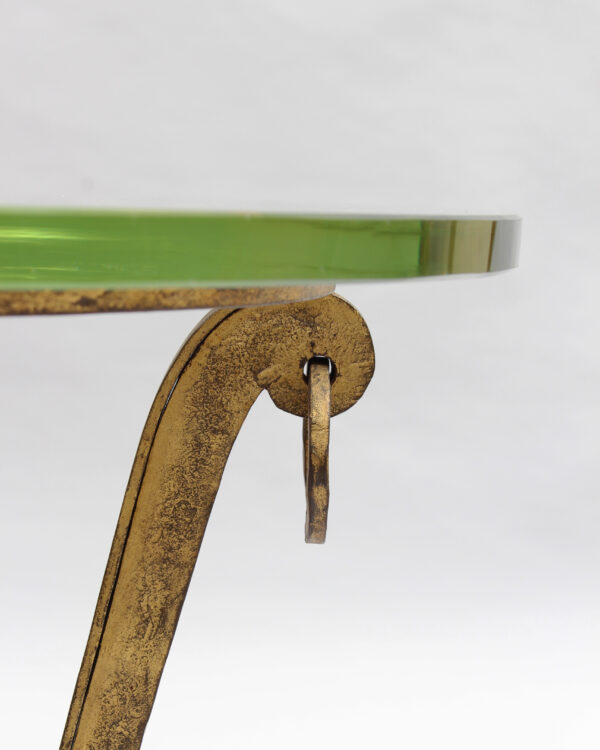 Fine French 1940's Gueridon / Side Table by Maison Ramsay - Image 7