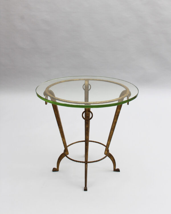 Fine French 1940's Gueridon / Side Table by Maison Ramsay - Image 13