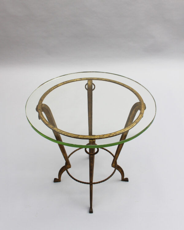 Fine French 1940's Gueridon / Side Table by Maison Ramsay - Image 14