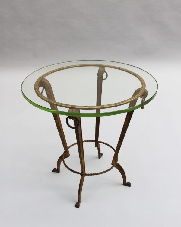 Fine French 1940's Gueridon / Side Table by Maison Ramsay - Image 4