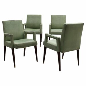 4 Fine French 1960s Armchairs by Jules Leleu