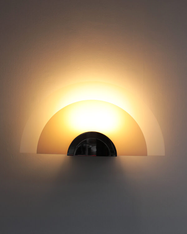 A Pair of Fine French Art Deco White and Pink Glass Wall Lights by Jean Perzel - Image 15