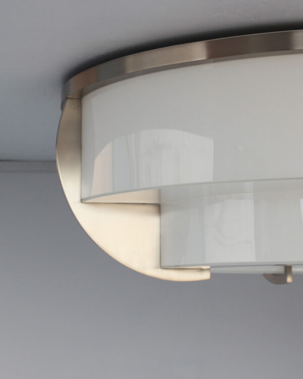 Fine French Art Deco Two-Tiered Flush Mount by Jean Perzel - Image 11