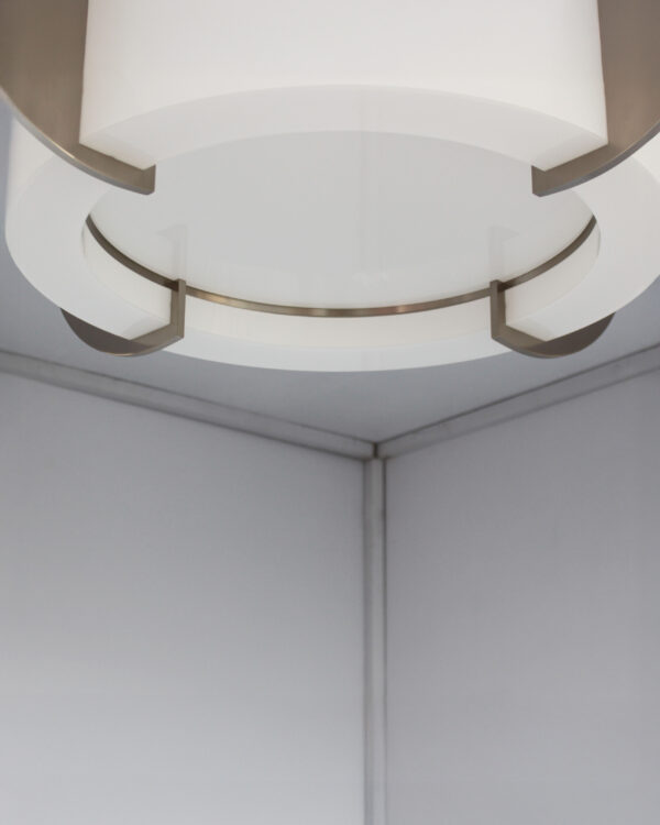 Fine French Art Deco Two-Tiered Flush Mount by Jean Perzel - Image 9