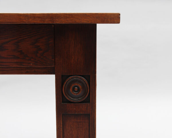 A Fine French Modernist Solid Oak Desk - Image 13