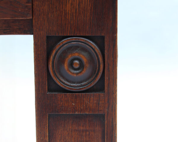 A Fine French Modernist Solid Oak Desk - Image 14