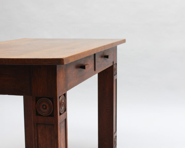 A Fine French Modernist Solid Oak Desk - Image 20