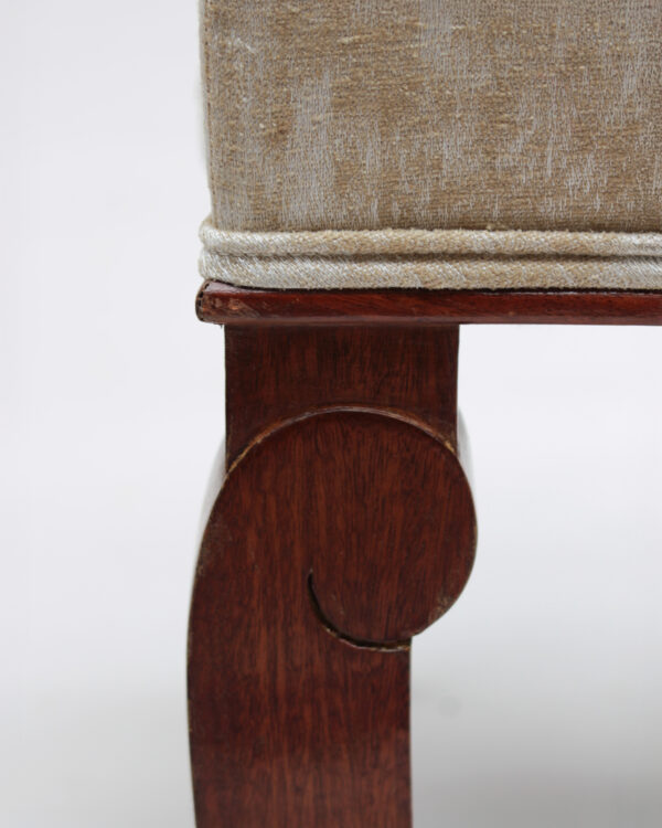 Set of 10 Fine French Art Deco Mahogany Chairs by Jules Leleu (8 Side and 2 Arm) - Image 32