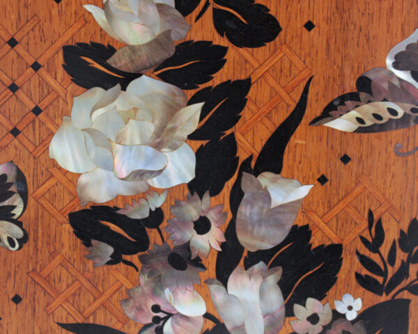 Large Four-Door Commode by Jules Leleu, Marquetry by Messager, circa 1948 - Image 12