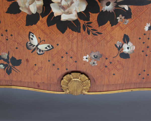 Large Four-Door Commode by Jules Leleu, Marquetry by Messager, circa 1948 - Image 13