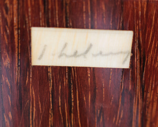 Large Four-Door Commode by Jules Leleu, Marquetry by Messager, circa 1948 - Image 18