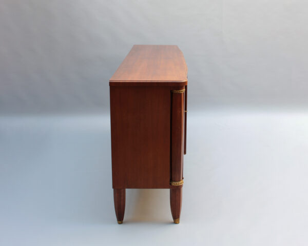 Large Four-Door Commode by Jules Leleu, Marquetry by Messager, circa 1948 - Image 7