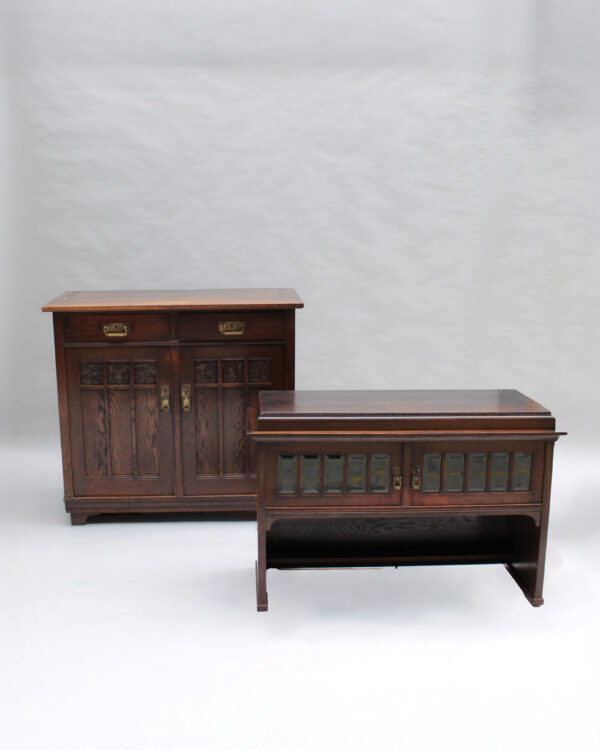 Fine Jugendstil Oak Buffet - Image 15