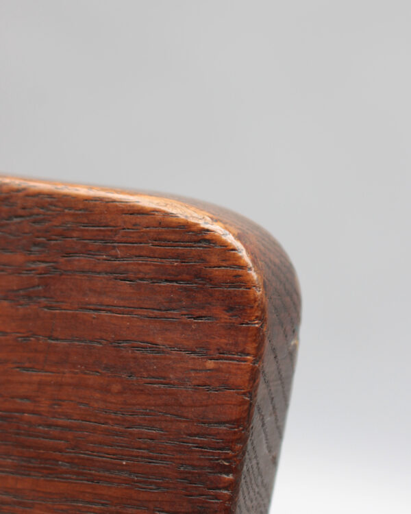 Pair of Fine French Art Nouveau Solid Oak Armchairs by Leon Jallot - Image 18