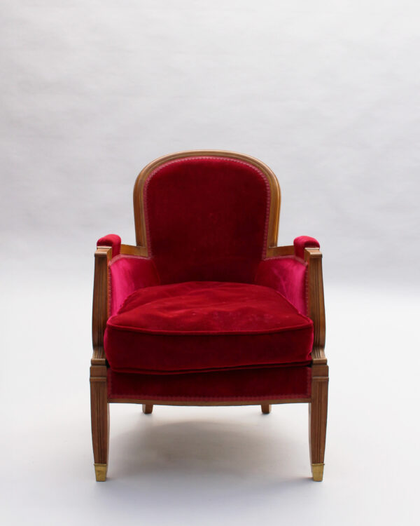 Fine French 1930s 5 piece Living Room Set by Jules Leleu - Image 9