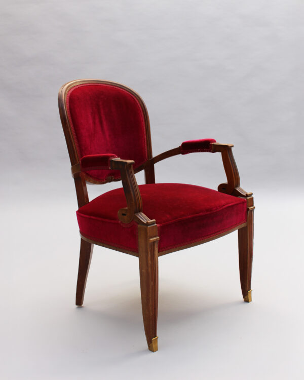 Fine French 1930s 5 piece Living Room Set by Jules Leleu - Image 21