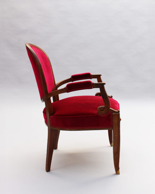 Fine French 1930s 5 piece Living Room Set by Jules Leleu - Image 22