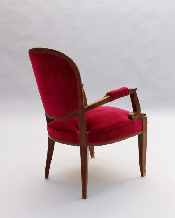 Fine French 1930s 5 piece Living Room Set by Jules Leleu - Image 23