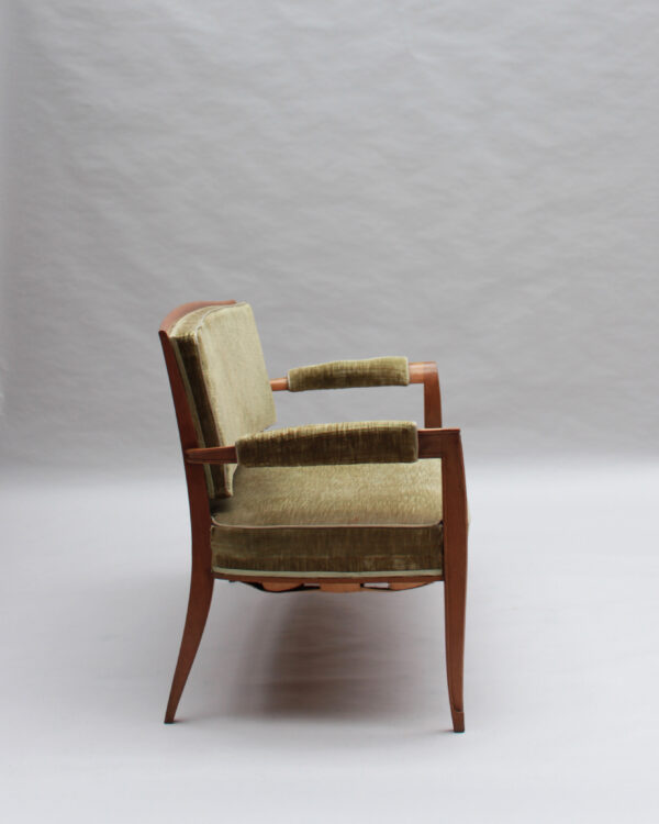 Fine French 1930s 7 Piece Living Room Set by Dominique - Image 7