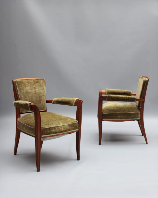 Fine French 1930s 7 Piece Living Room Set by Dominique - Image 13