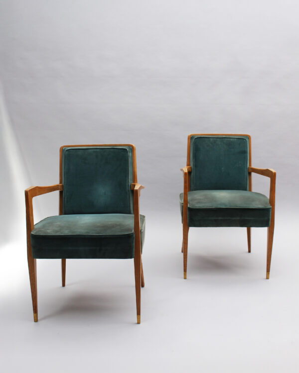 Pair of Fine French 1950s Armchairs by Raphael - Image 2