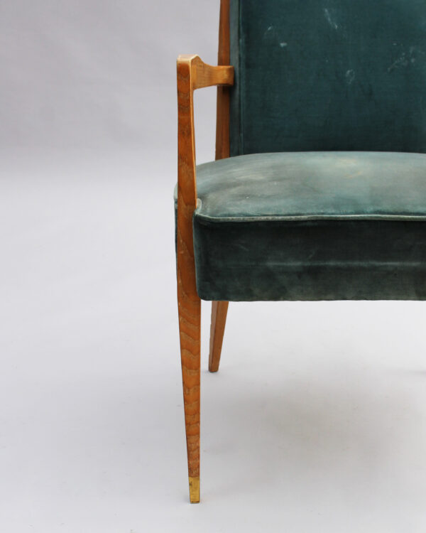 Pair of Fine French 1950s Armchairs by Raphael - Image 13