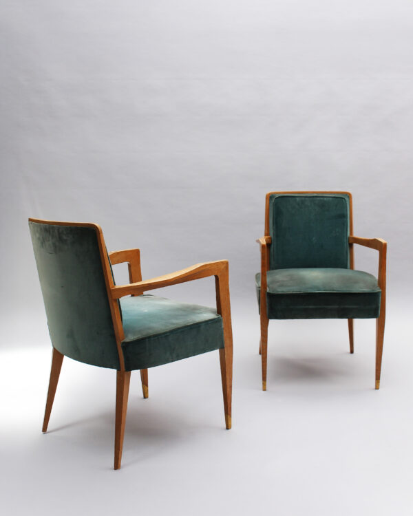 Pair of Fine French 1950s Armchairs by Raphael - Image 4