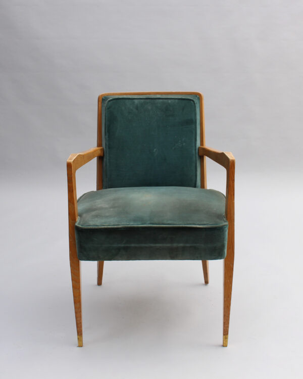Pair of Fine French 1950s Armchairs by Raphael - Image 5