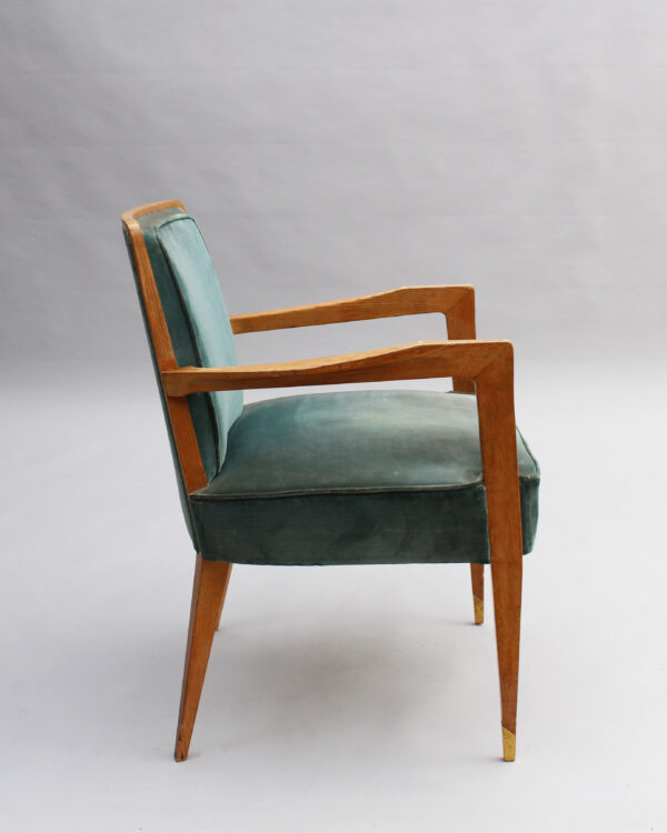 Pair of Fine French 1950s Armchairs by Raphael - Image 7