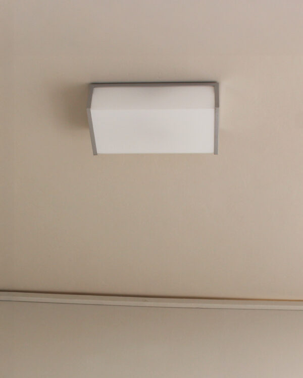 7 Fine French Art Deco Rectangular Flush Mounts by Perzel - Image 5