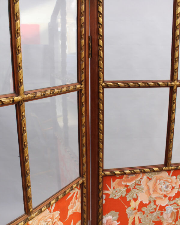A fine French 1920s 4-Panels Folding Screen Room Divider - Image 6