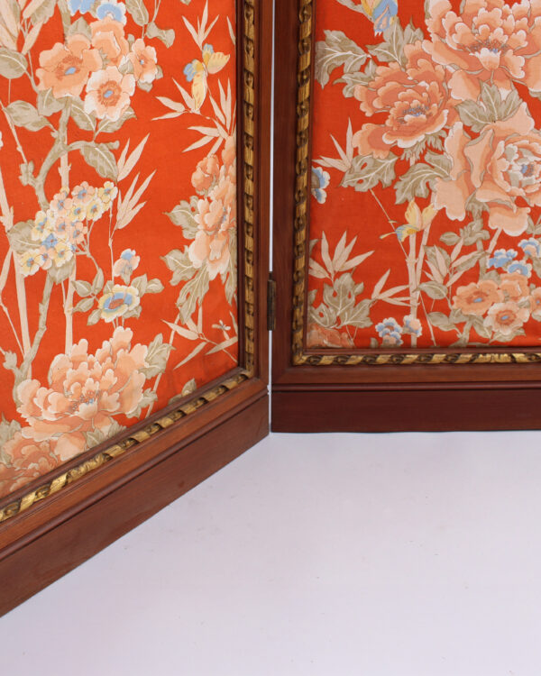 A fine French 1920s 4-Panels Folding Screen Room Divider - Image 8