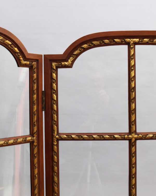 A fine French 1920s 4-Panels Folding Screen Room Divider - Image 9