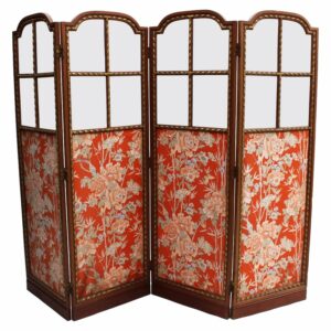 A fine French 1920s 4-Panels Folding Screen Room Divider