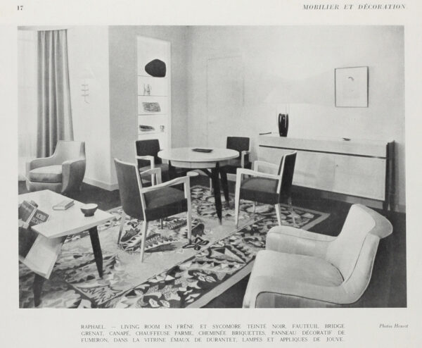 Pair of Fine French 1950s Armchairs by Raphael - Image 14