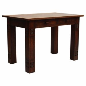 A Fine French Modernist Solid Oak Desk