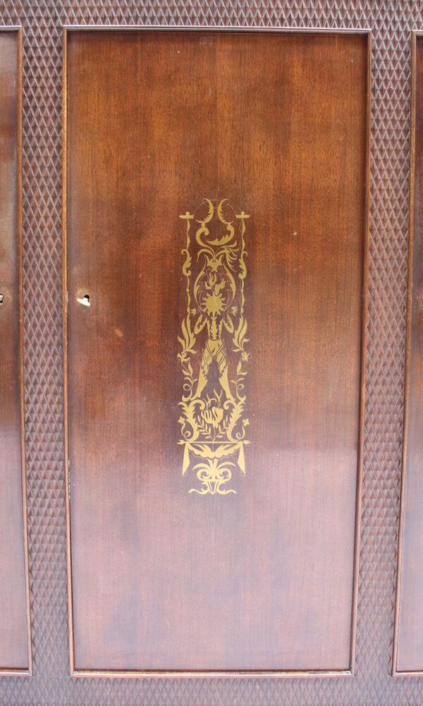Fine French 1940s Cabinet - Armoire by Jean Pascaud 'Marquetry by J.D Malcles - Image 7