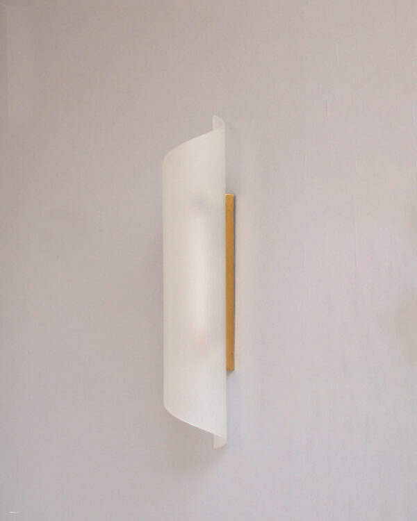 Fine French Art Deco Frosted Glass and Bronze Sconce by Perzel - Image 6