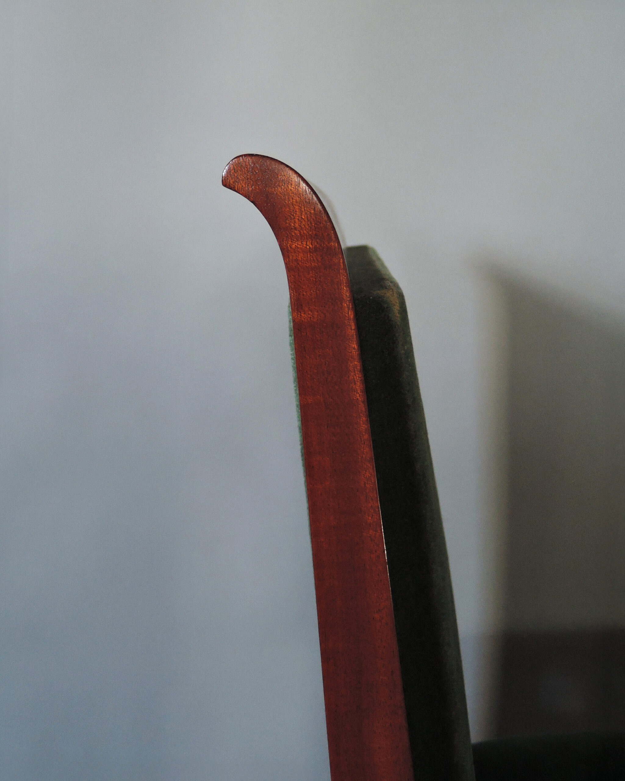 Set of 10 Fine French Art Deco Solid Mahogany Dining Chairs by Gaston Poisson - Image 15