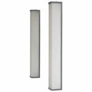 2 pairs of Fine French 1960s Glass and Nickel Chrome Sconces by Perzel