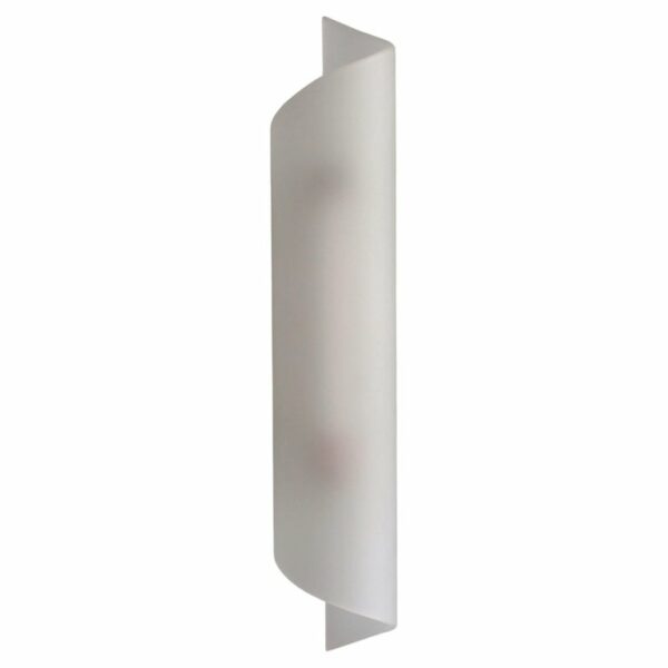 Fine French Art Deco Frosted Glass and Bronze Sconce by Perzel