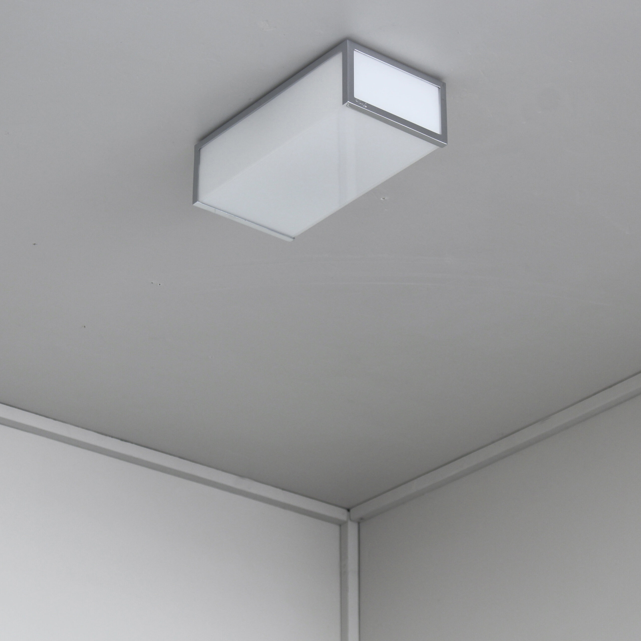 Pair of Small Fine 1960s Rectangular Flush Mounts Ceiling Lights by Atelier Perzel - Image 6