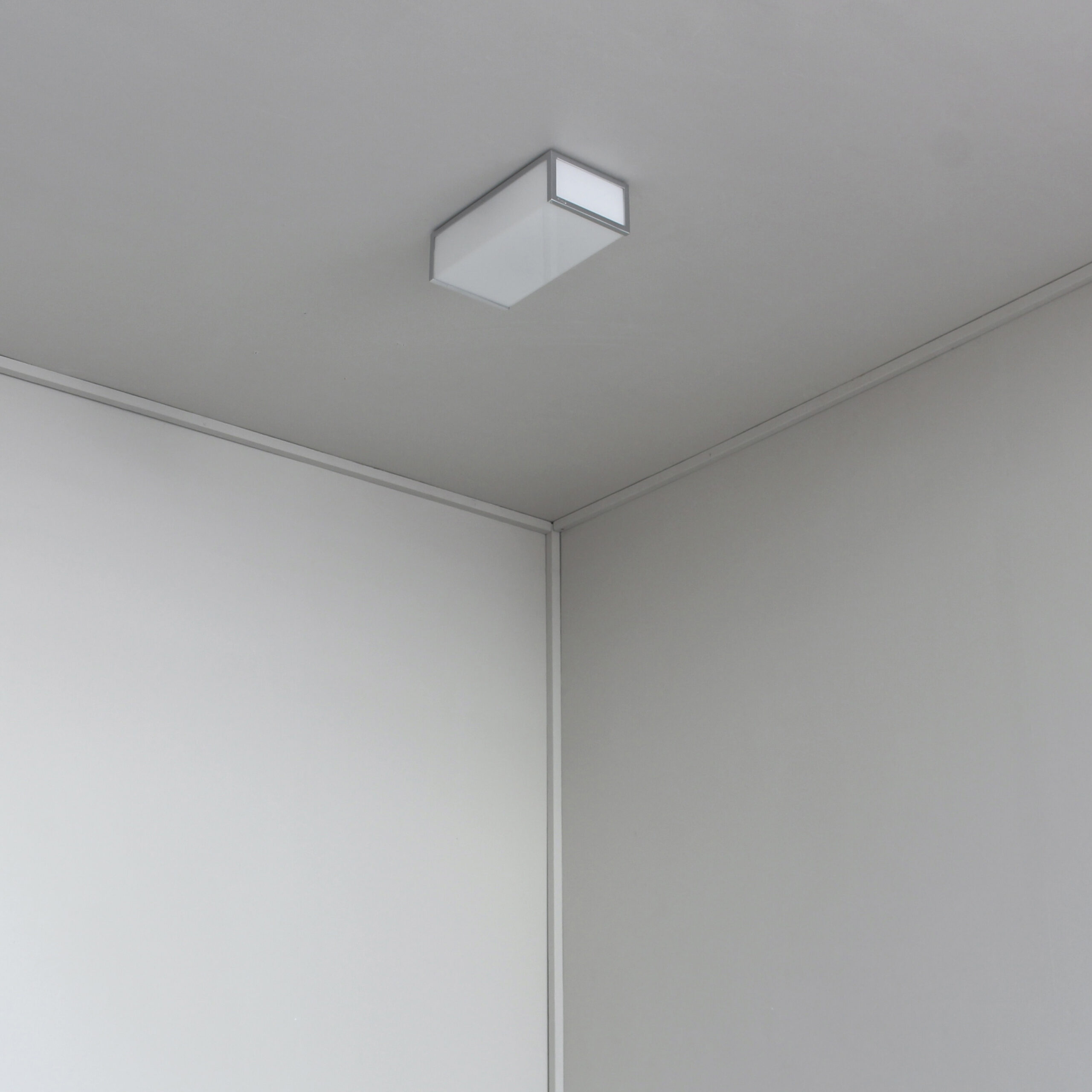 Pair of Small Fine 1960s Rectangular Flush Mounts Ceiling Lights by Atelier Perzel - Image 4