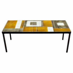 A Fine French 1960's Ceramic Coffee Table by Roger Capron