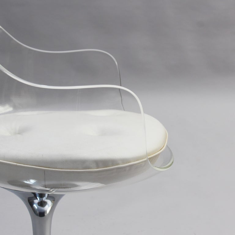 20 Fine 1960s Lucite 'Champagne' Chairs by Estelle & Erwin Laverne - Image 3