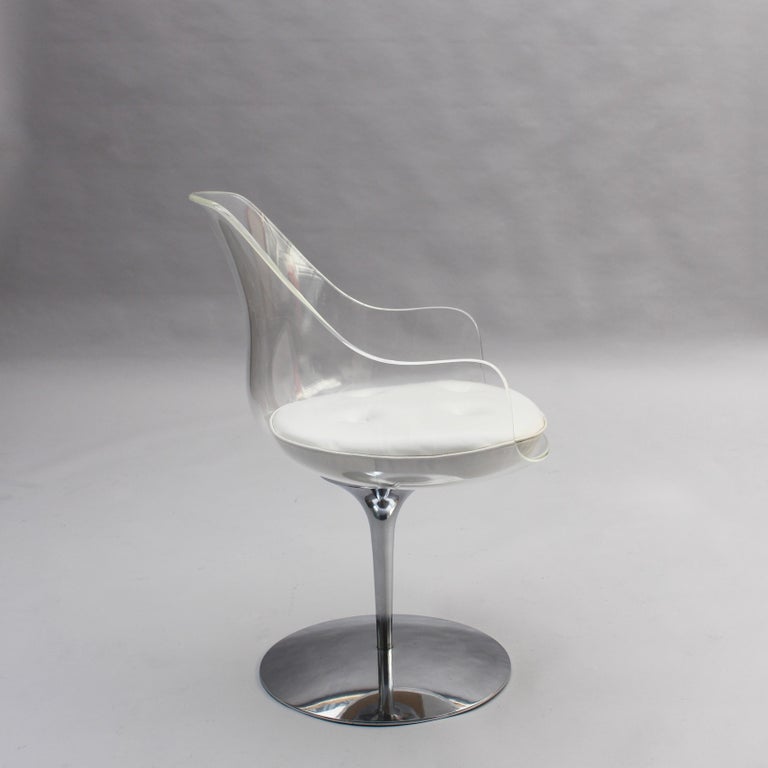 20 Fine 1960s Lucite 'Champagne' Chairs by Estelle & Erwin Laverne - Image 7